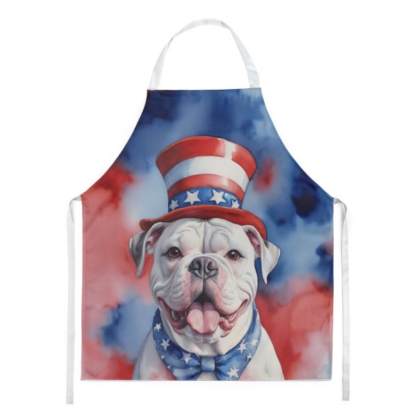American Bulldog Patriotic American Apron Online Hot Sale