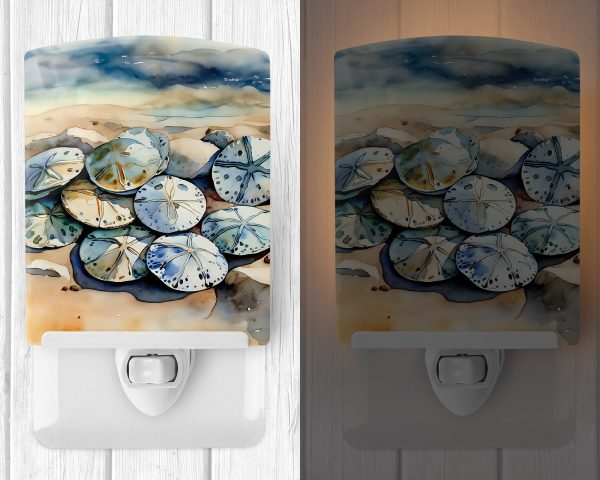 Sand Dollars Ceramic Night Light Online now - Image 2