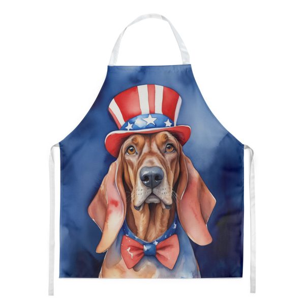 Redbone Coonhound Patriotic American Apron Fashion
