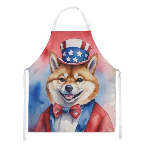 Shiba Inu Patriotic American Apron Online