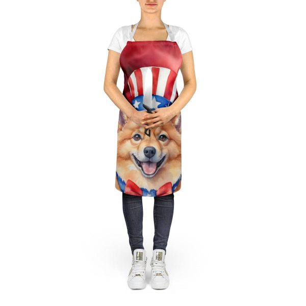 Finnish Spitz Patriotic American Apron Cheap - Image 5