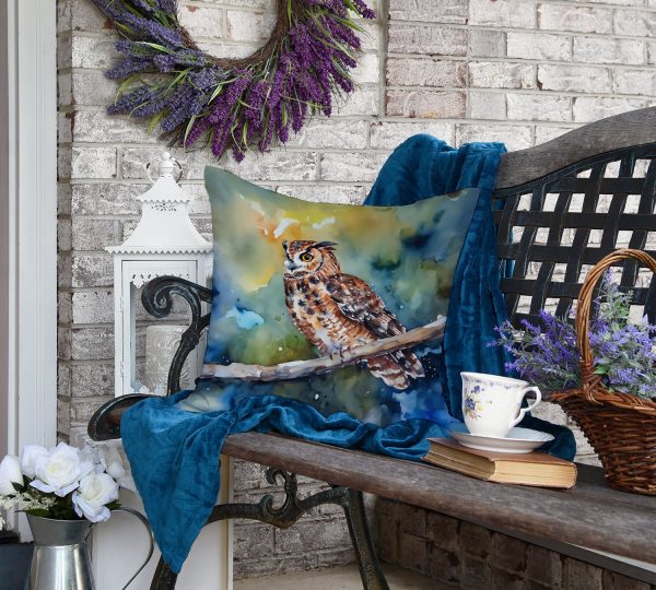 Tawny Owl Throw Pillow For Cheap - Image 4