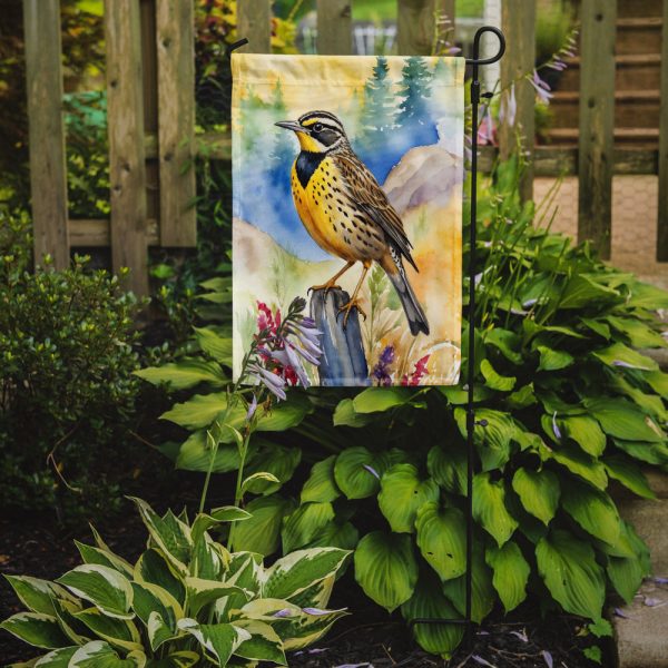 Oregon Western Meadowlark Garden Flag –  Garden Flag by Caroline s Treasures Online now - Image 2