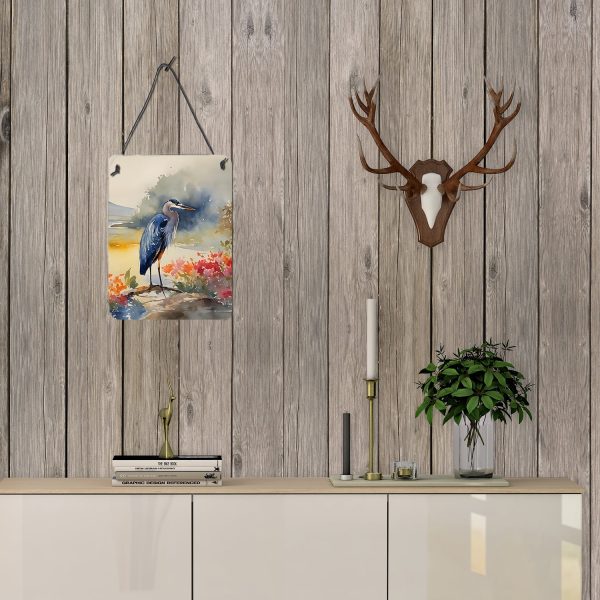 Blue Heron Wall or Door Hanging Prints Hot on Sale - Image 3