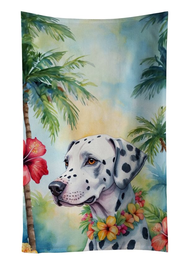 Dalmatian Luau Kitchen Towel For Cheap