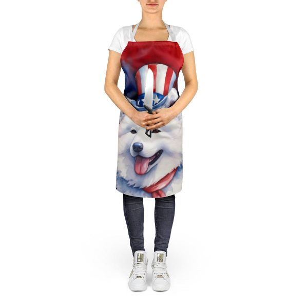 Samoyed Patriotic American Apron Sale - Image 5