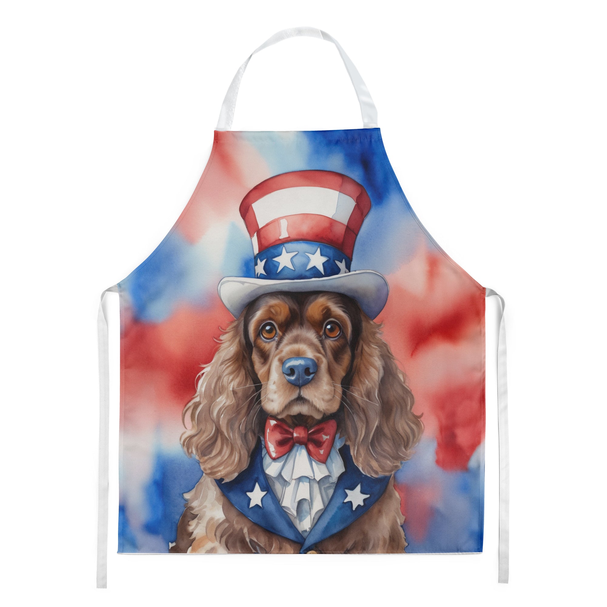 Cocker Spaniel Patriotic American Apron Cheap