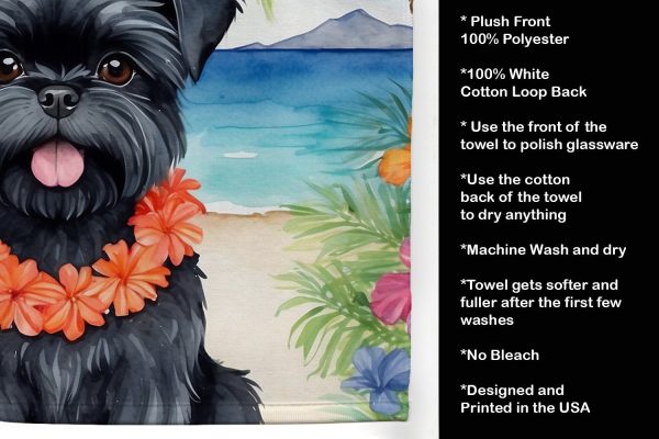 Affenpinscher Luau Kitchen Towel Cheap - Image 5