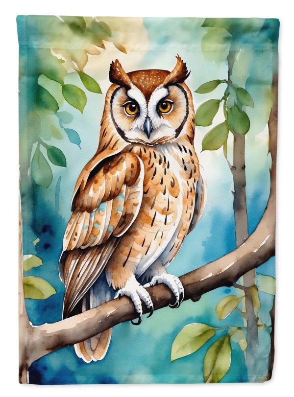 Oriental Bay Owl Garden Flag –  Garden Flag by Caroline s Treasures For Discount