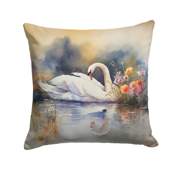 Swan Throw Pillow For Sale