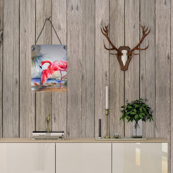 Flamingo Wall or Door Hanging Prints Supply - Image 3