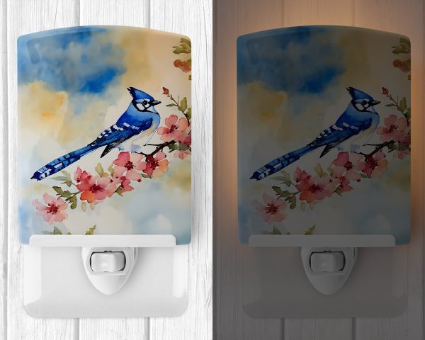Blue Jay Ceramic Night Light For Discount - Image 2