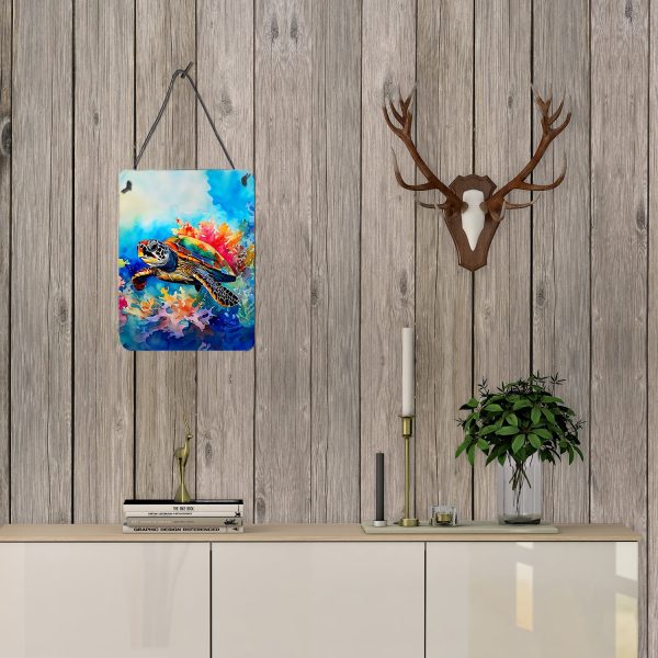 Loggerhead Sea Turtle Wall or Door Hanging Prints Supply - Image 3