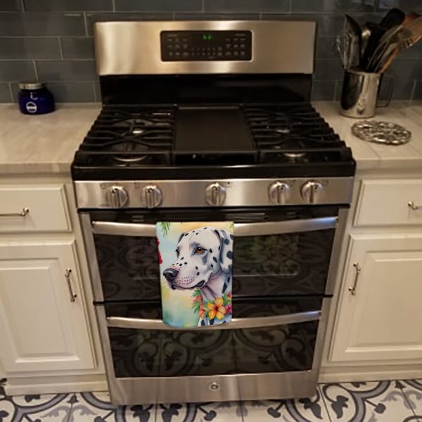 Dalmatian Luau Kitchen Towel For Cheap - Image 3