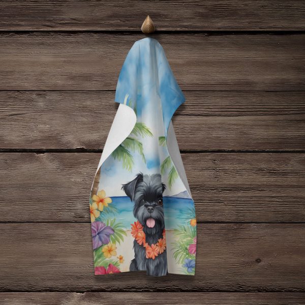 Affenpinscher Luau Kitchen Towel Cheap - Image 4