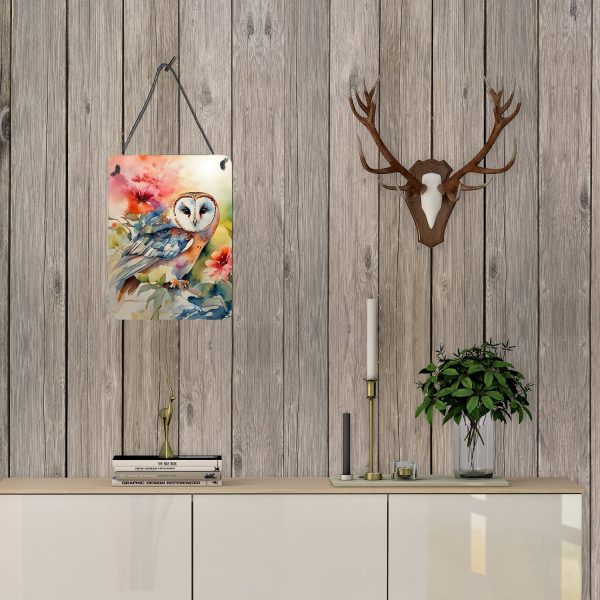 Barn Owl Wall or Door Hanging Prints Discount - Image 3