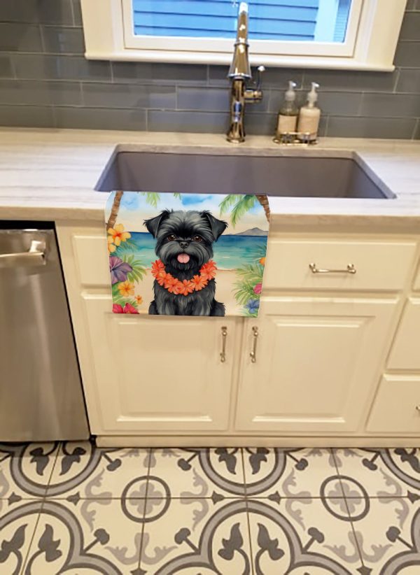 Affenpinscher Luau Kitchen Towel Cheap - Image 2