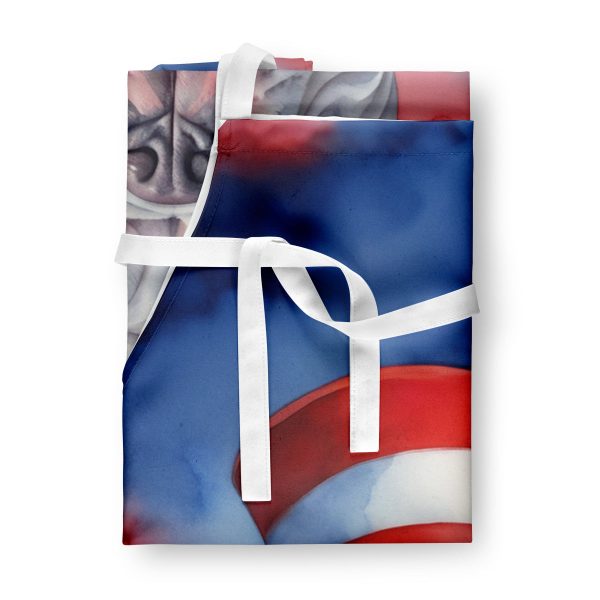 American Bulldog Patriotic American Apron Online Hot Sale - Image 3