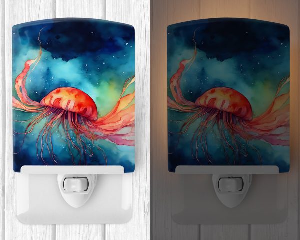 Jellyfish Ceramic Night Light Online - Image 2