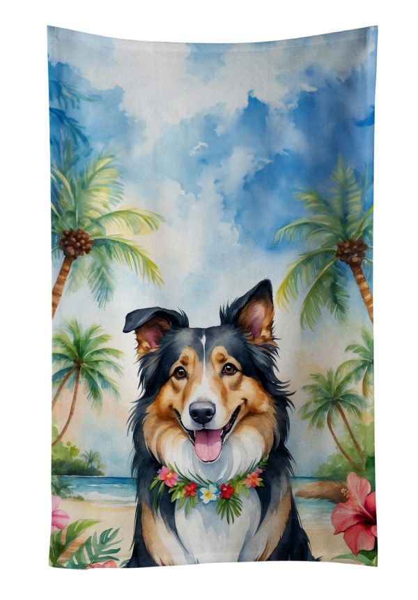 Collie Luau Kitchen Towel Online