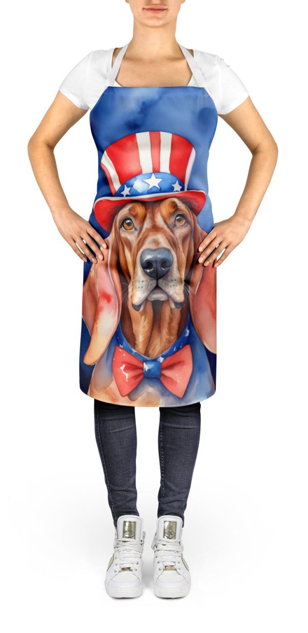 Redbone Coonhound Patriotic American Apron Fashion - Image 2