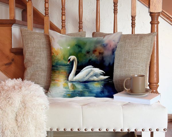 Swan Throw Pillow For Cheap - Image 3