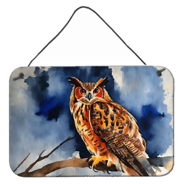 Eurasian Eagle Owl Wall or Door Hanging Prints Supply