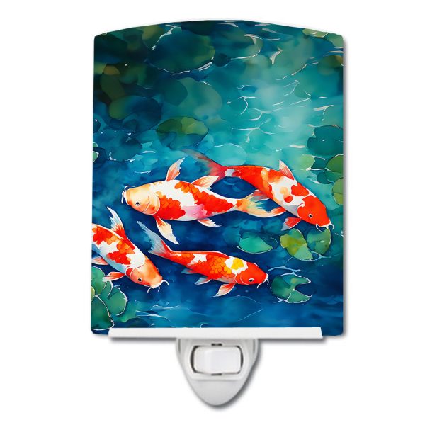 Koi Fish Ceramic Night Light Hot on Sale