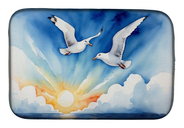 Gulls Soaring High Dish Drying Mat on Sale
