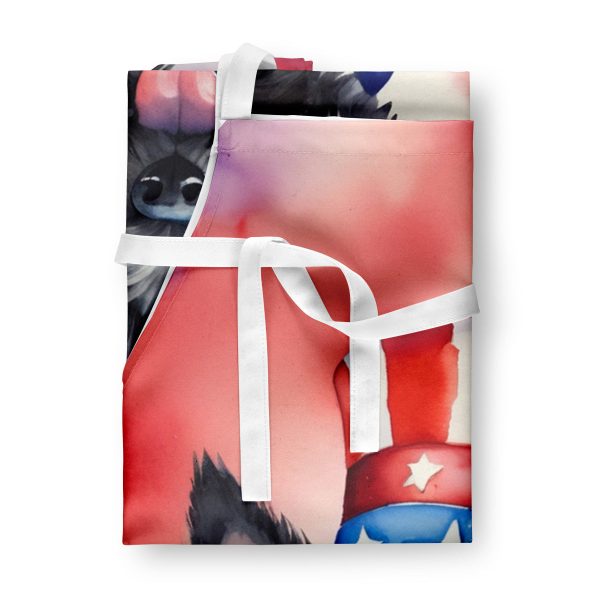 Cairn Terrier Patriotic American Apron on Sale - Image 3