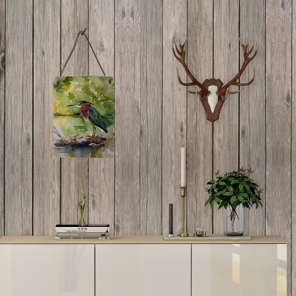 Green Heron Wall or Door Hanging Prints Online - Image 3