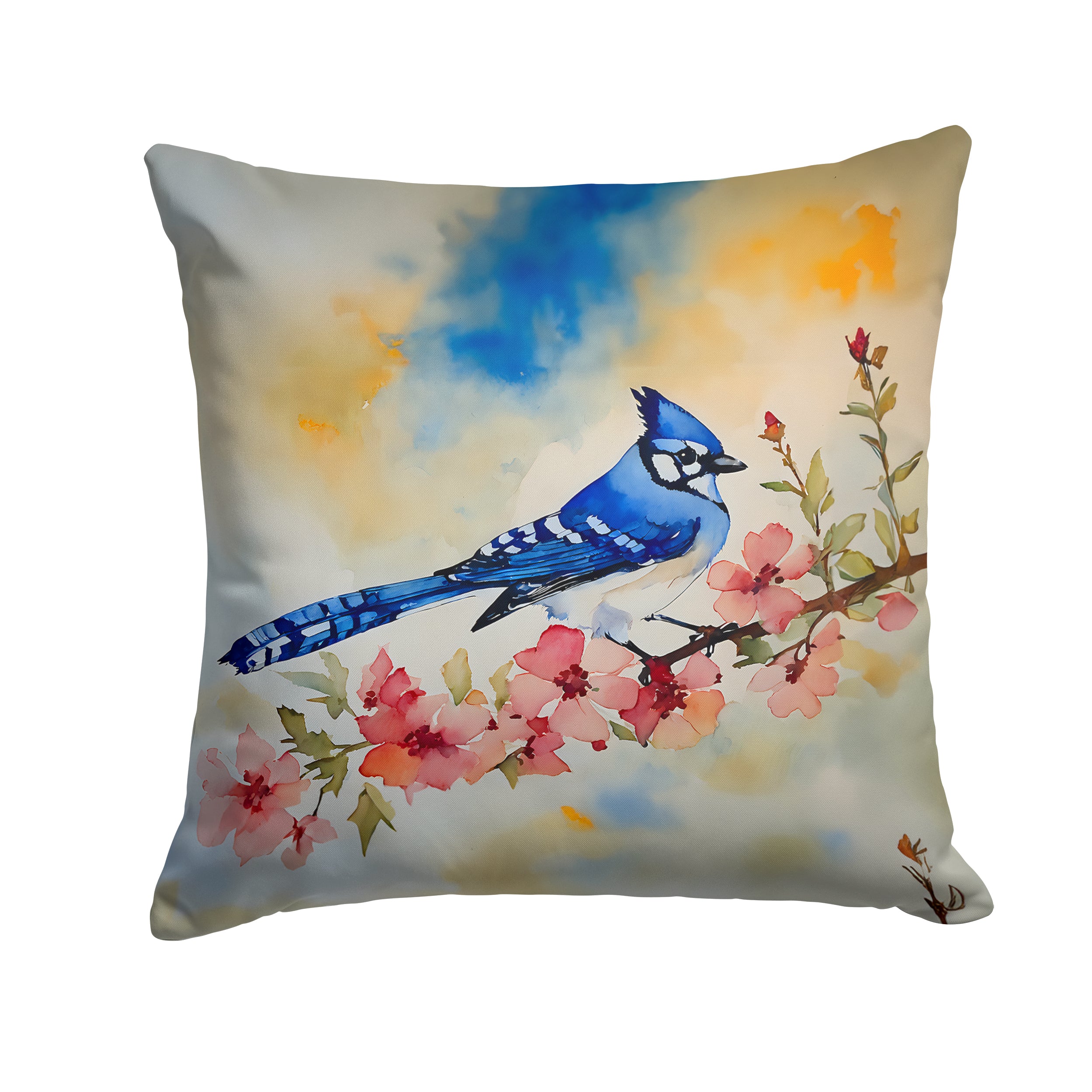 Blue Jay Throw Pillow Fashion