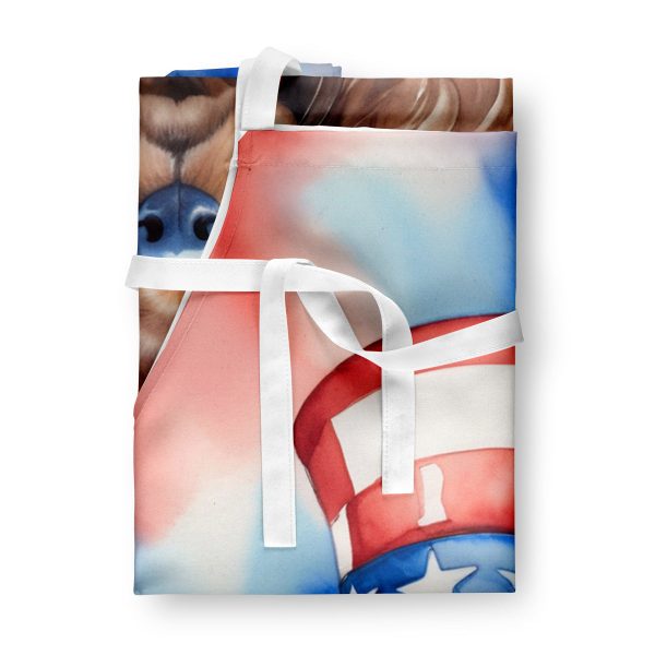 Cocker Spaniel Patriotic American Apron Cheap - Image 3