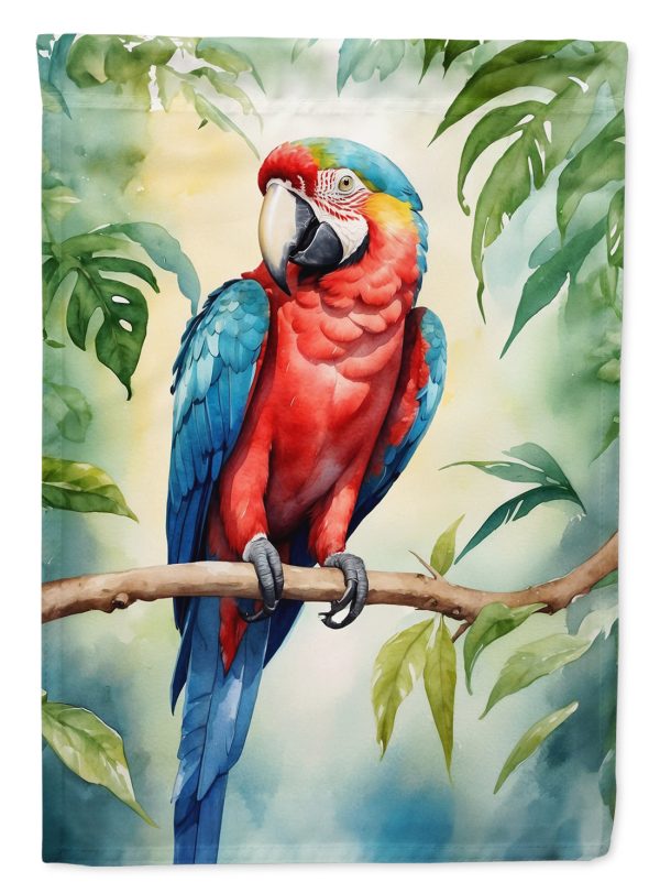 Macaw Parrot House Flag Cheap