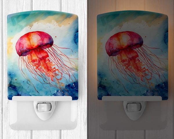 Jellyfish Ceramic Night Light For Discount - Image 2