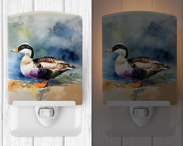 Common Eider Duck Ceramic Night Light Online now - Image 2