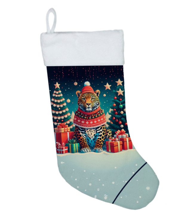 Leopard Christmas Christmas Stocking Supply - Image 2