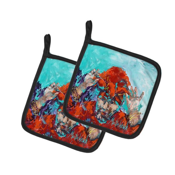 Fortune Teller Pair of Pot Holders Supply