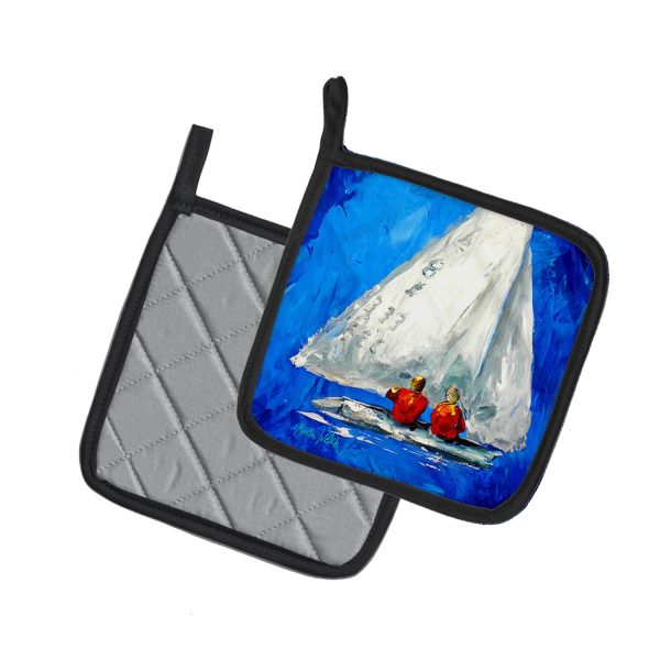 Twos Company Sailboat Pair of Pot Holders Online Hot Sale - Image 2