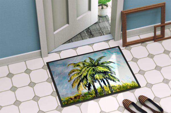 Tropical Breeze Palm Trees Doormat Online now - Image 4