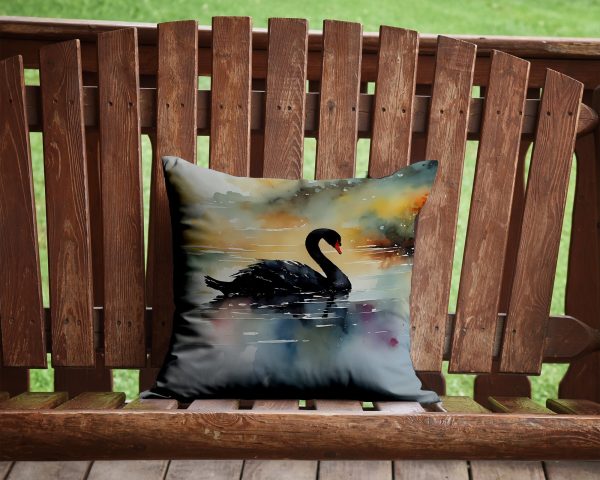Black Swan Throw Pillow For Cheap - Image 2
