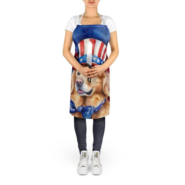 Golden Retriever Patriotic American Apron For Cheap - Image 5