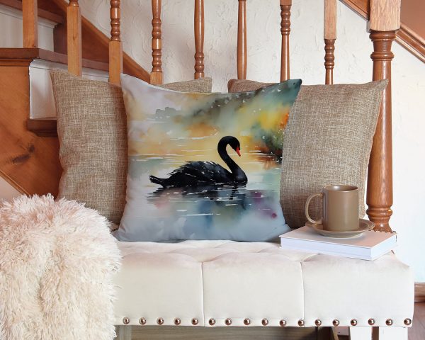 Black Swan Throw Pillow For Cheap - Image 3