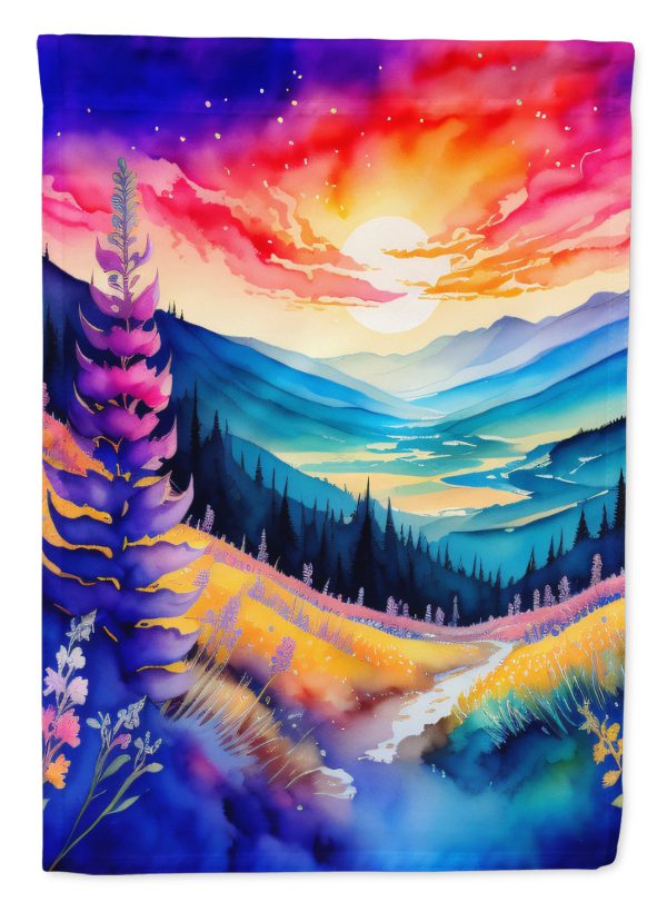 Annual Larkspur in Color House Flag Online now