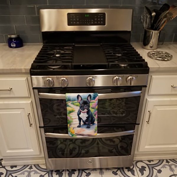 French Bulldog Spring Path Kitchen Towel Discount - Image 3
