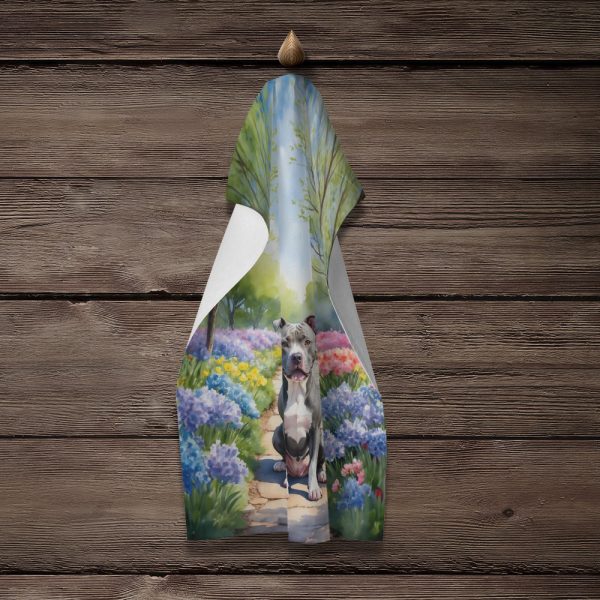 Pit Bull Terrier Spring Path Kitchen Towel Supply - Image 4