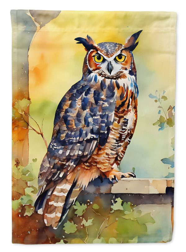Great Horned Owl Garden Flag – Outdoor Decorative Garden Flag Fashion