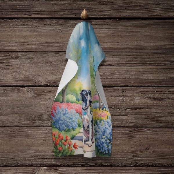 Great Dane Spring Path Kitchen Towel Sale - Image 4