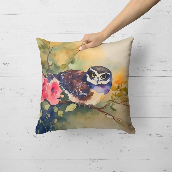 Spectacled Owl Throw Pillow For Cheap - Image 2