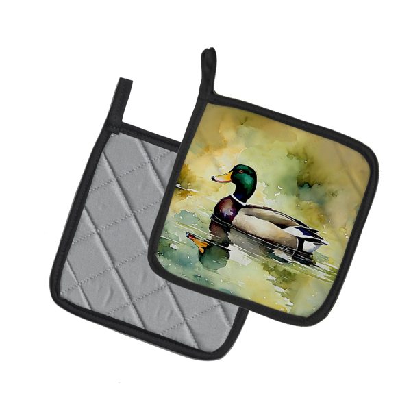 Mallard Pair of Pot Holders Supply - Image 2